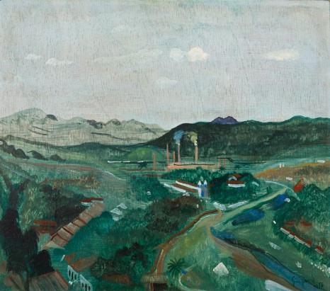 Alberto da Veiga Guignard, Paisagem de Sabará, 1897 , Mendes Wood DM