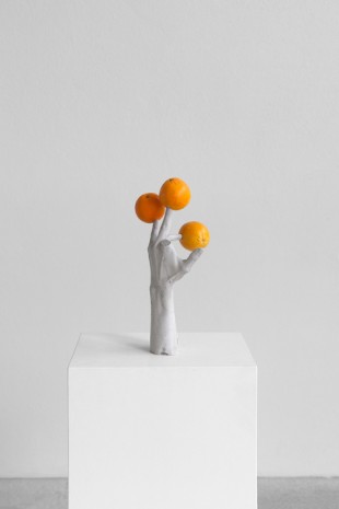 Erwin Wurm, One Minute Forever (hands/fruits), 2019 , Lehmann Maupin