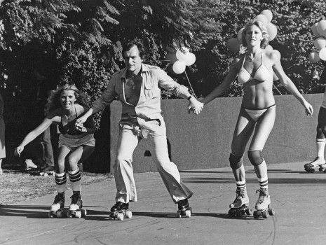 Julian Wasser, Hef and Playmates in LA, 1984, Wentrup