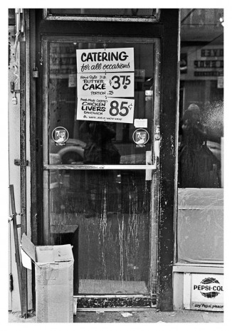 Roy Colmer, Doors NYC (Chambers Street between Broadway and Church Street - Odd Numbers), 1976  (detail), Lisson Gallery