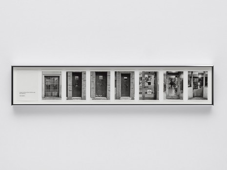 Roy Colmer, Doors, NYC (Avenue A between East 3rd Street and East 4th Street - Odd Numbers), 1975-1976, Lisson Gallery