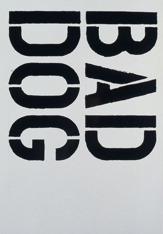 Christopher Wool, Untitled, 1992, Metro Pictures