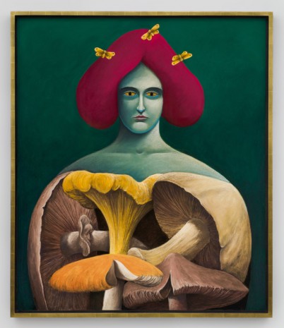 Nicolas Party, Portrait with Mushrooms, 2019 , Hauser & Wirth