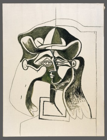 Pablo Picasso, Femme au chapeau. Buste [Woman wearing a Hat. Bust], 1961, April 23rd , Hauser & Wirth