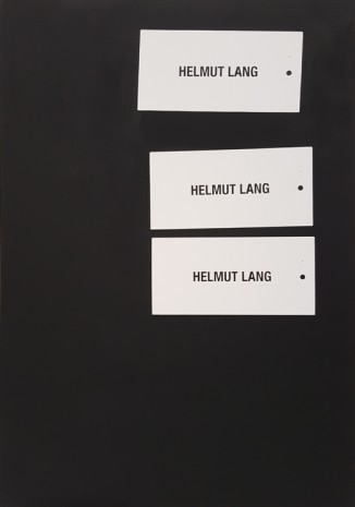 , Ohne Titel (Helmut Lang) III, 2016 , Galerie Elisabeth & Klaus Thoman