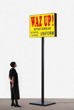 Lauren Halsey, WAZ UP!, 2020 , David Kordansky Gallery