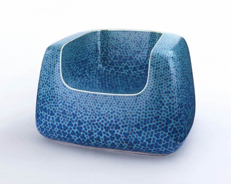 Marc Newson, Cloisonné Blue Chair, 2017 , Gagosian