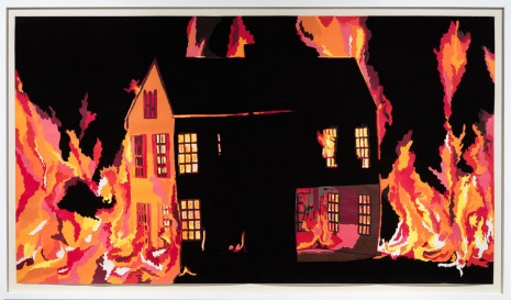 Francesca Gabbiani, Badlands (Dollhouse on fire), 2012 , Monica De Cardenas