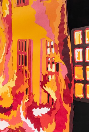 Francesca Gabbiani, Badlands (Dollhouse on fire), 2012 , Monica De Cardenas