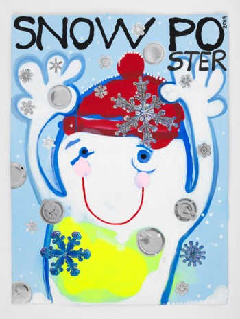 Nicole Eisenman, Snow Poster, 2019 , Anton Kern Gallery