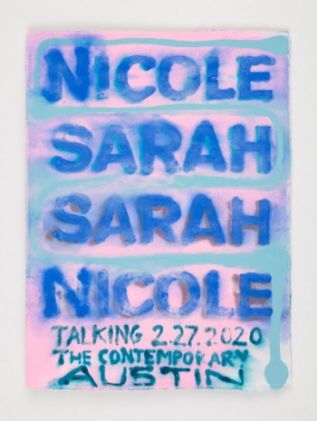Nicole Eisenman, Nicole Sarah Sarah Nicole, 2019 , Anton Kern Gallery