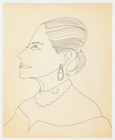 Andy Warhol, Helena Rubinstein, ca. 1957 , Anton Kern Gallery