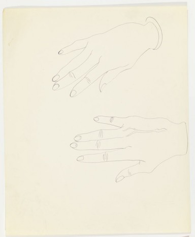Andy Warhol, Hands, ca. 1960 , Anton Kern Gallery