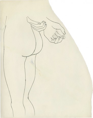 Andy Warhol, n.t. (Nude Lower Torso), 1957 , Anton Kern Gallery