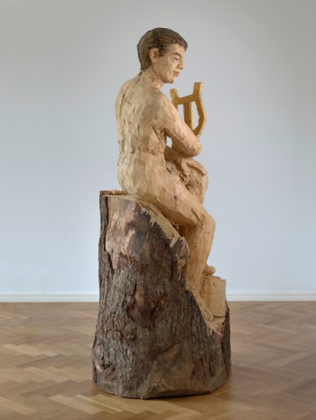 Stephan Balkenhol, Apollon, 2020, Galerie Thaddaeus Ropac