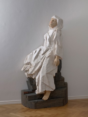 Stephan Balkenhol, Teresa, 2018, Galerie Thaddaeus Ropac