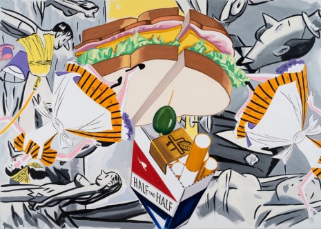 David Salle, Shining in All Directions, 2019 , Galerie Thaddaeus Ropac