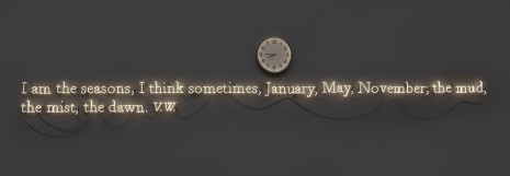 Joseph Kosuth, Existential Time #14 , 2020, Sean Kelly