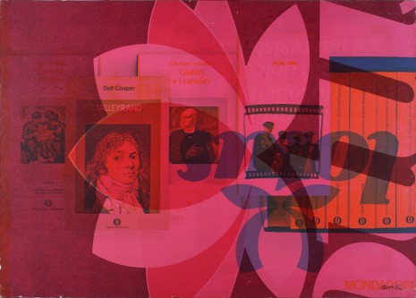 Mimmo Rotella, Panorama politico, 1974 (1970) , Cardi Gallery