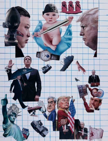 Catherine Opie, Untitled #3 (Political Collage), 2019, Regen Projects