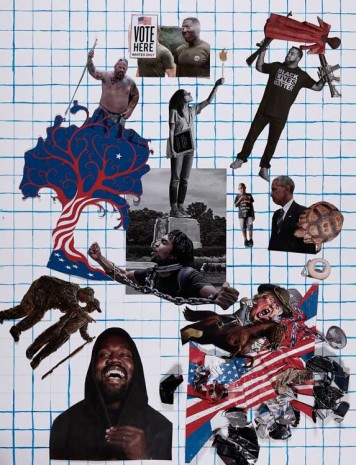 Catherine Opie, Untitled #4 (Political Collage), 2019, Regen Projects