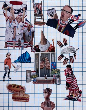 Catherine Opie, Untitled #2 (Political Collage), 2019, Regen Projects