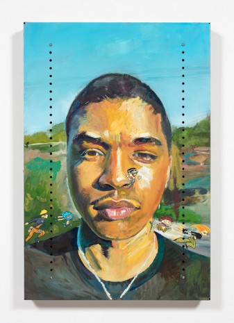 Yung Jake, Untitled Portrait of Jon (mandark, naruto, gumball, dannie and kim possible), 2020 , Steve Turner