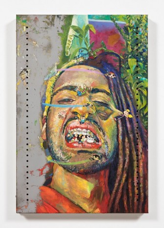 Yung Jake, Untitled Self-Portrait 3 (blossom, ed, bubbles, dee dee, richard watterson, jake, finn, onion, johnny bravo, jack and buttercup), 2020 , Steve Turner