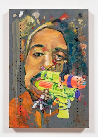 Yung Jake, Untitled Self-Portrait (sasha, knuckles shigeo, kirby, samus, ko, idaho and bender), 2020 , Steve Turner