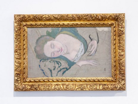 Maurice Denis , Marthe endormie, au décolleté de dentelle (Marthe sleeping, with lace neckline), circa 1900 , Galerie Nathalie Obadia