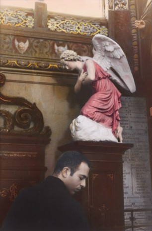 Youssef Nabil , Self-portrait with an Angel, Paris, 2007, 2007 , Galerie Nathalie Obadia