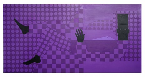 Jon Key, The Man in the Violet Suit No. 14 (Violet Bedroom), 2020 , Steve Turner