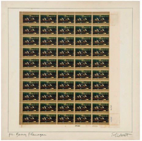 Sol Lewitt, Postage Stamps, 1967, Richard Saltoun Gallery