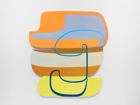 Joanna Pousette-Dart, 3 Part Variation #3 (Orange, Tan, Yellow), 2011-13 , Lisson Gallery