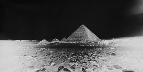 Vera Lutter, Mycerinus Pyramid, Giza: April 22, 2010, 2010 , Gagosian