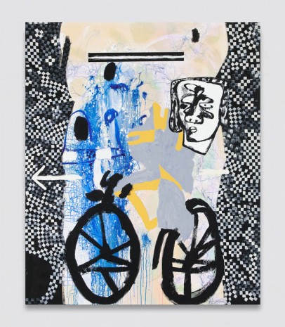 Charline von Heyl , Bicycle Thief, 2018 , Petzel Gallery