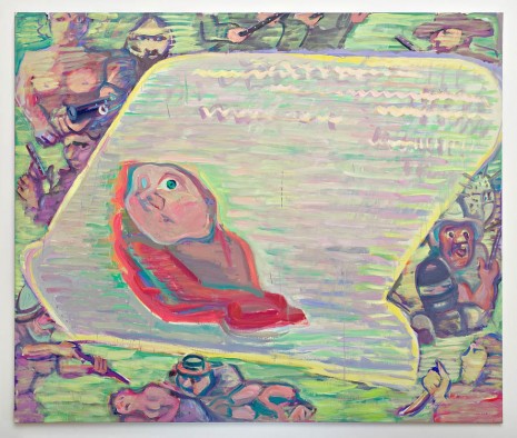 Maria Lassnig, Fernsehkind (TV Child), 1987 , Petzel Gallery