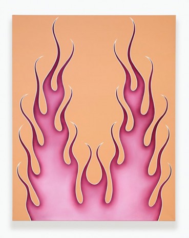 Sylvie Fleury, Flame Painting no 1, 1998 , Galerie Thaddaeus Ropac