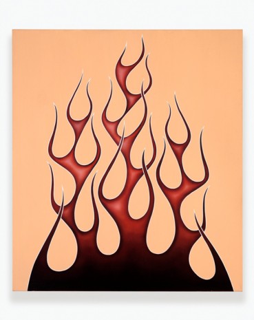Sylvie Fleury, Flame Painting no 2, 1998 , Galerie Thaddaeus Ropac