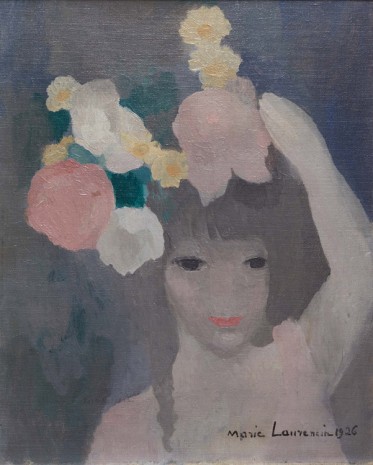 Marie Laurencin, Fillette coiffée de fleurs (Little Girl Wearing Flowers), 1926 , Galerie Buchholz