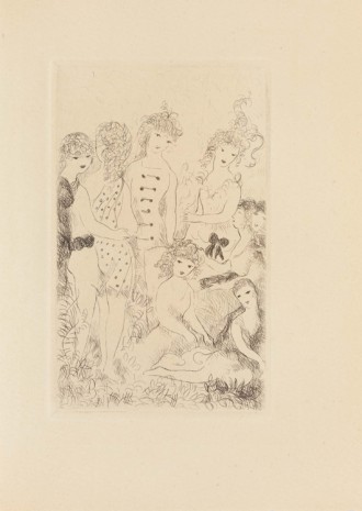 Marie Laurencin, Huit filles dans un pré (Eight Girls in a Field), 1926 , Galerie Buchholz