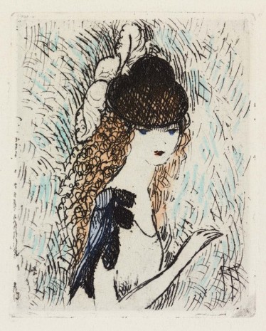Marie Laurencin, Le chapeau sur les yeux (The Hat Over the Eyes), 1923 , Galerie Buchholz