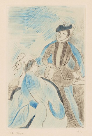 Marie Laurencin, Monsieur de Nemours and Madame de Clèves, 1947 , Galerie Buchholz