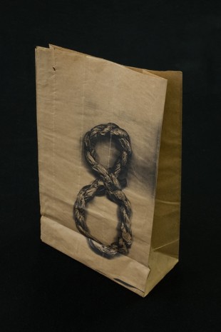Kazuko Miyamoto, Neck Ring Brown Paper Bag , 1989, Exile