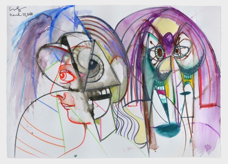 George Condo, Together and Apart, 2020 , Hauser & Wirth