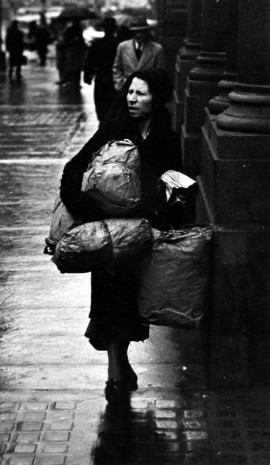 Russell Lee, Untitled (Bag Lady), 1936 , Howard Greenberg Gallery