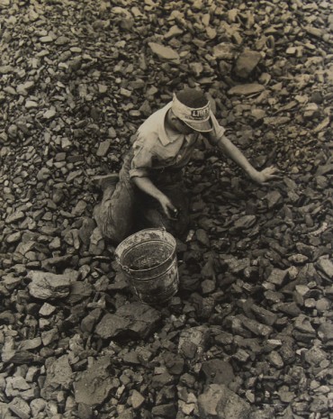 David Robbins, Untitled (young man foraging for coal), 1938 , Howard Greenberg Gallery