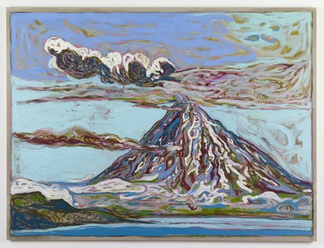 Billy Childish, Erupting Volcano (Sea View), 2011, Lehmann Maupin