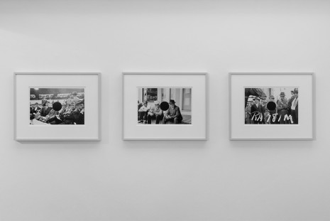 William E. Jones, Triptych of Killed Group Portraits (Carl Mydans), 2018 , Galleria Raffaella Cortese
