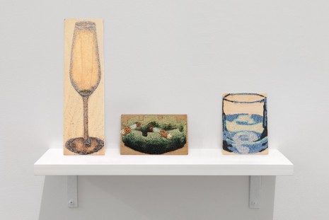 Gina Fischli , Together (Partyglas, Ash, Waterglass), 2020 , David Zwirner